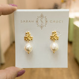 The Marigold Earrings | Pearl