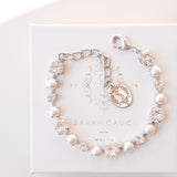 The Bellatrix Bracelet | Crystal & Pearl