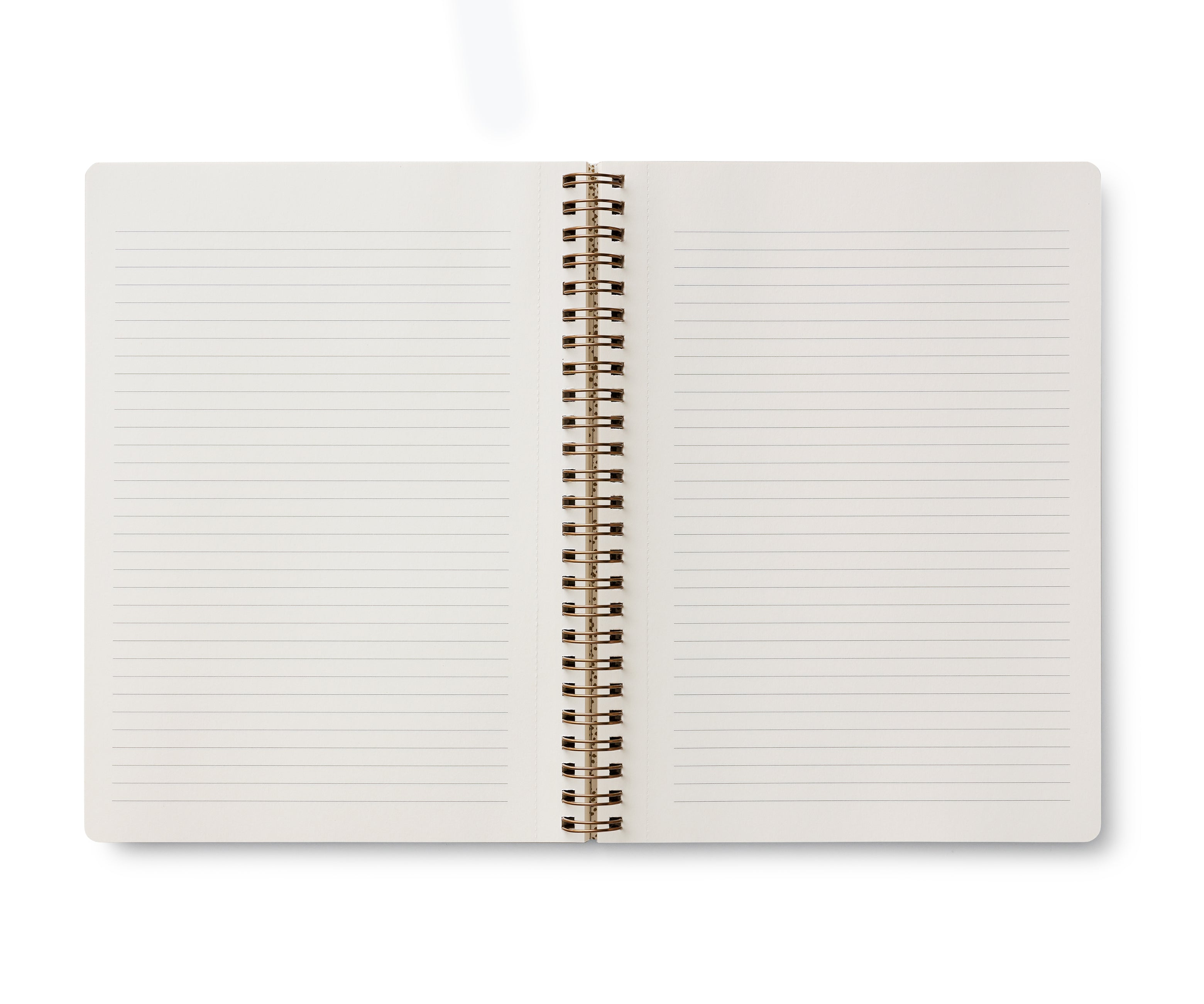 Gold Spiral Lined Notebook Malta Stationery