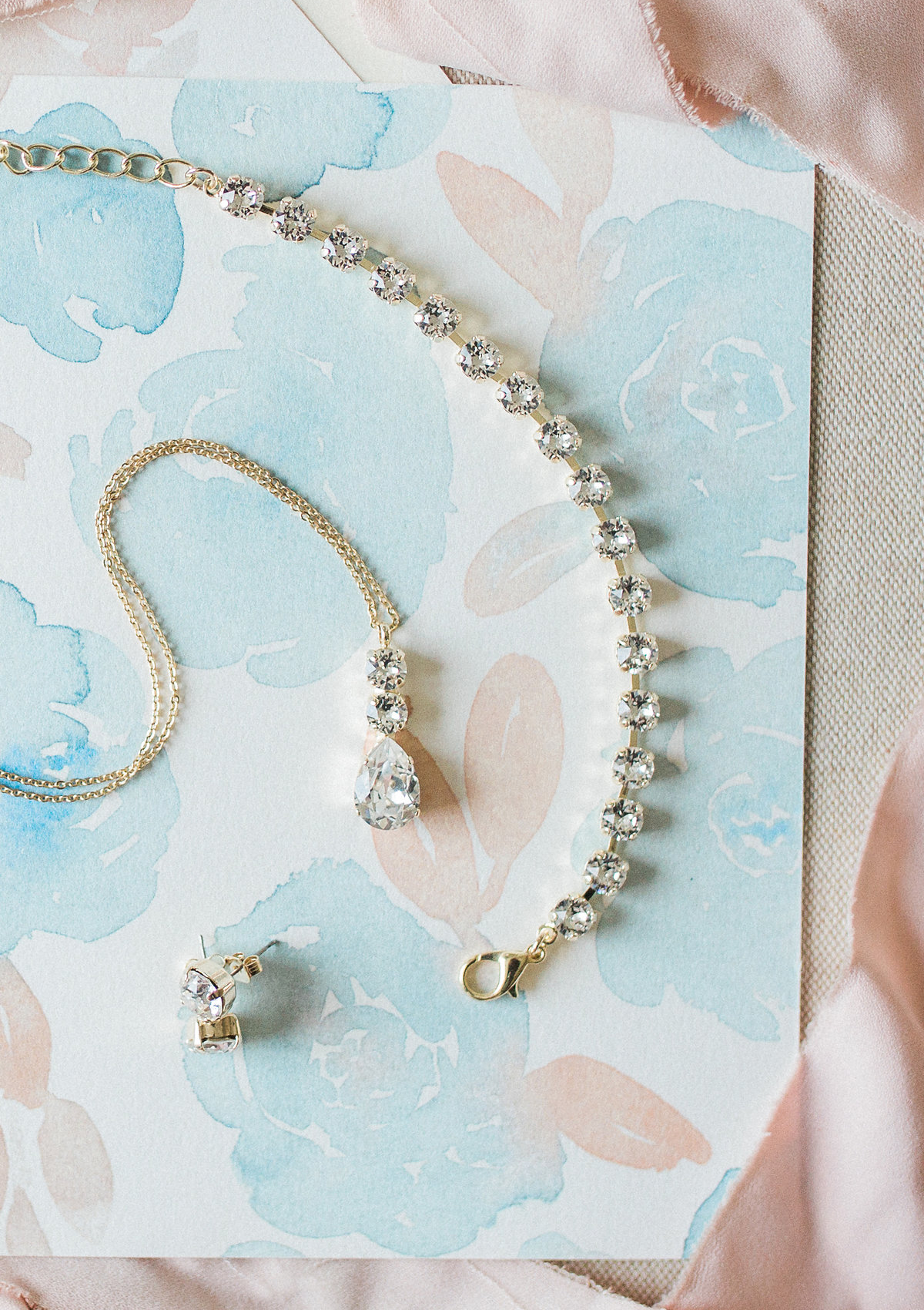 Mini Sparkling Stars Bracelet, jewelry designed and made by Sarah Gauci in Malta. 6mm Crystals. Gold Plated or Rose Gold Plated.