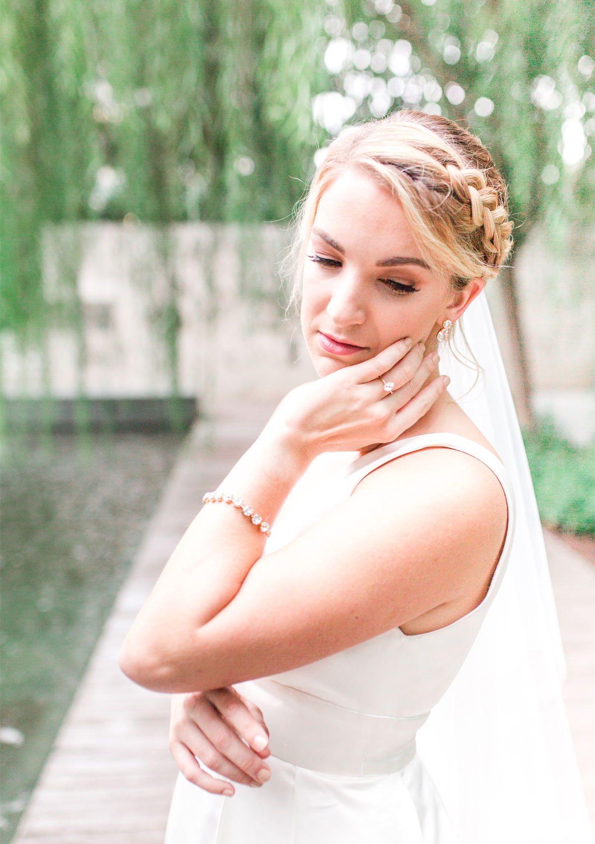 Sparkling Stars Bracelet, jewelry designed and made by Sarah Gauci in Malta. 8mm Crystals. 16K gold plated, Rose Gold or silver plated.