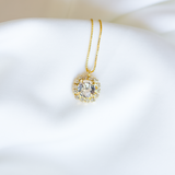 Cassiopeia necklace, jewelry designed and made by Sarah Gauci in Malta. Crystal. 925 Sterling Silver base Chain, 16K Gold, Rose Gold or Silver Plated.