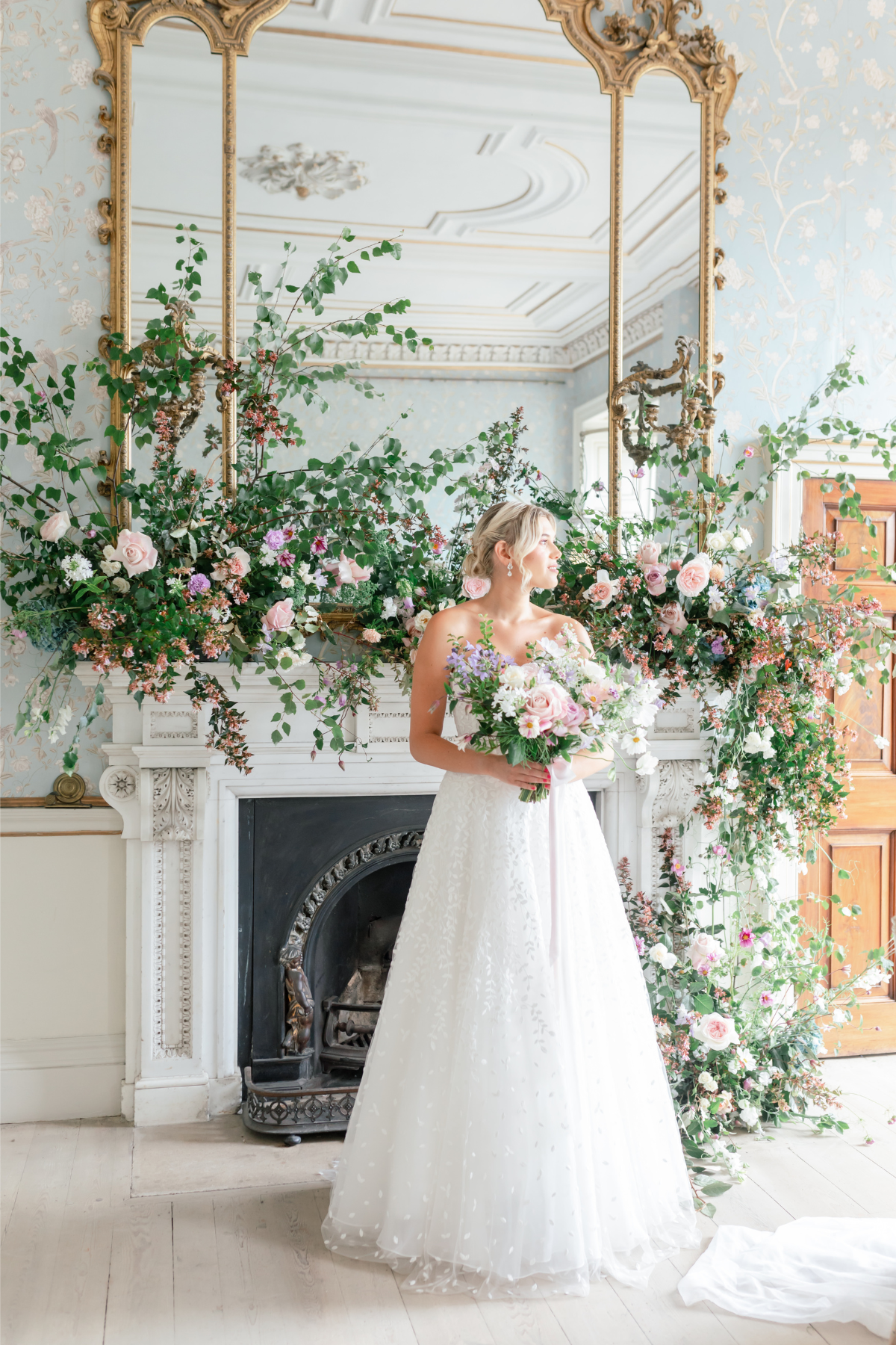 Monet Inspired Fairytale Wedding Shoot at Pynes House Exeter UK