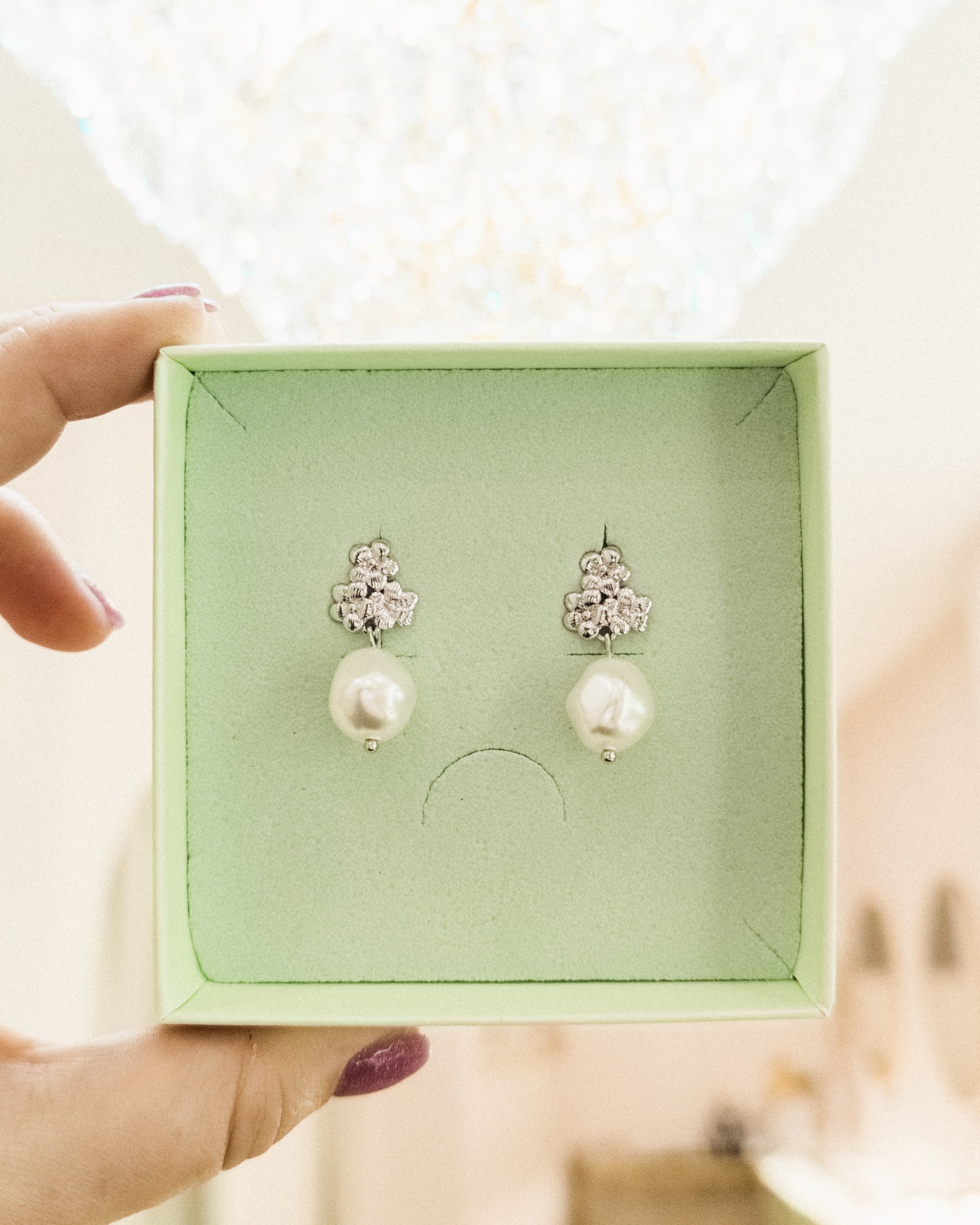 The Marigold Earrings | Pearl