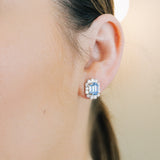 The Mini Sparkling Cambridge Earrings | Vintage Sapphire