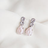 The Brianna Earrings | Pearlescent Pink