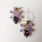 The Kendra Earrings in Lilac Amethyst
