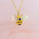 Bee Jewelry Bee Pendant Necklace Bee Necklace Malta Bee Jewelry Gift Bridgerton Bee Gold Plated