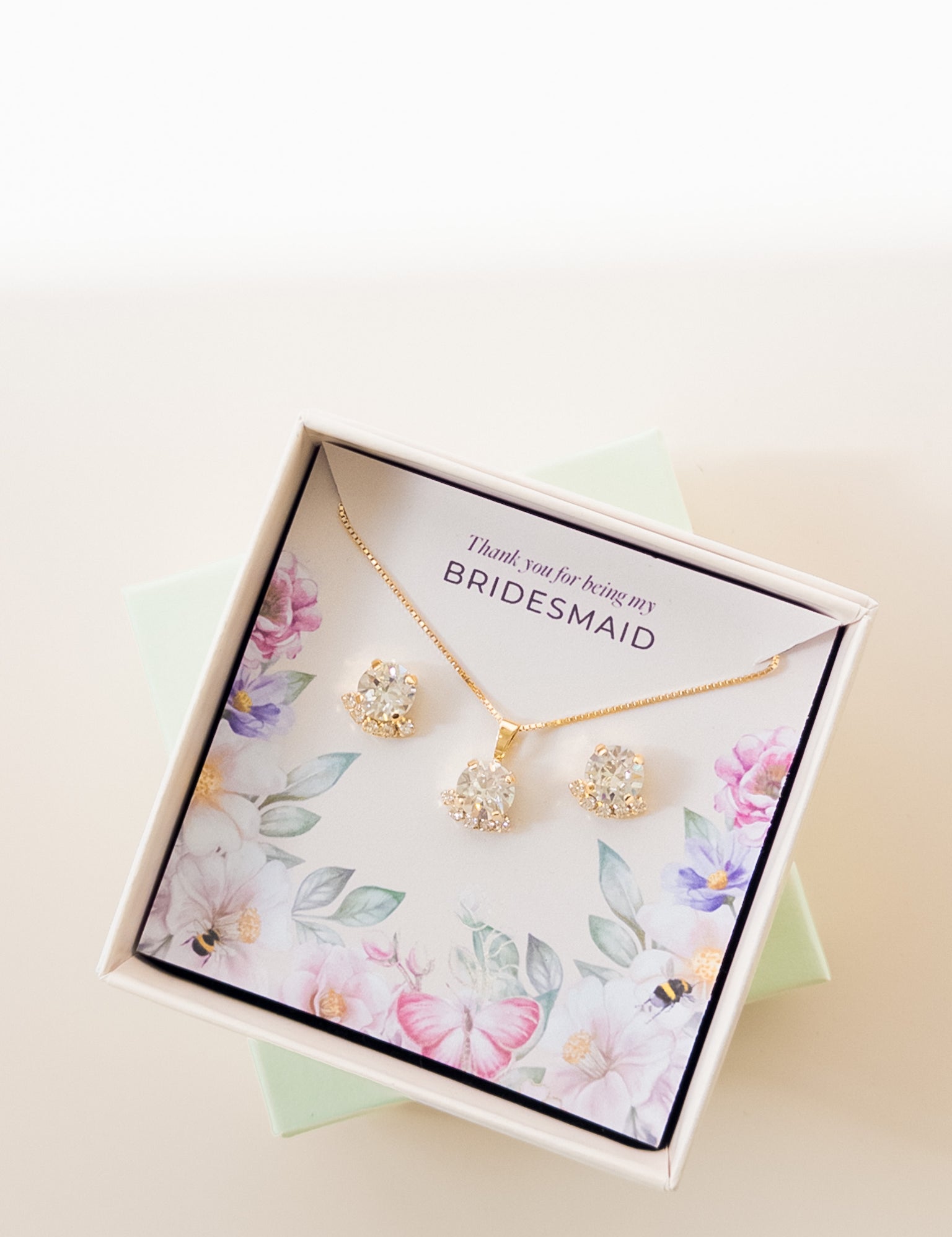 Bride Jewelry Bridesmaid Jewelry Sets Bridesmaid Pendant Bridesmaid Earrings