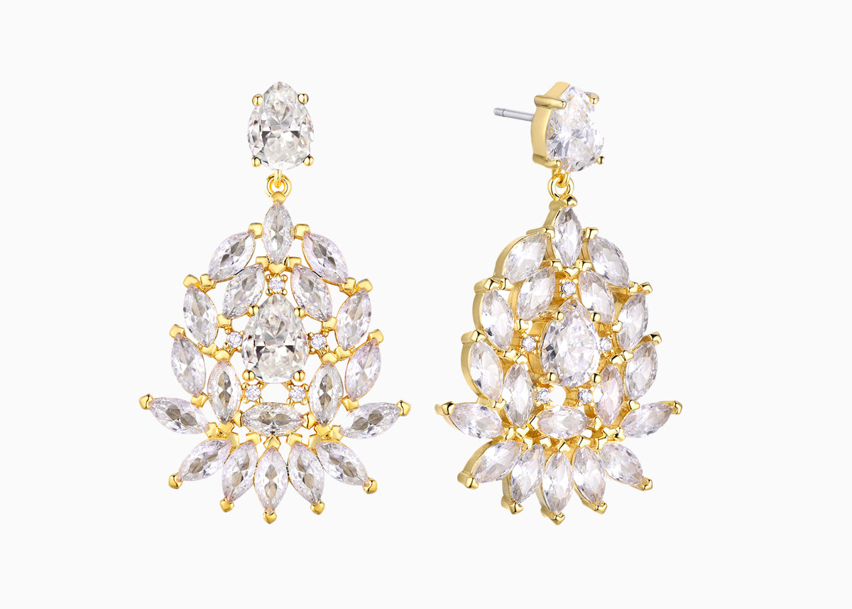 The Chloé Earrings | Crystal