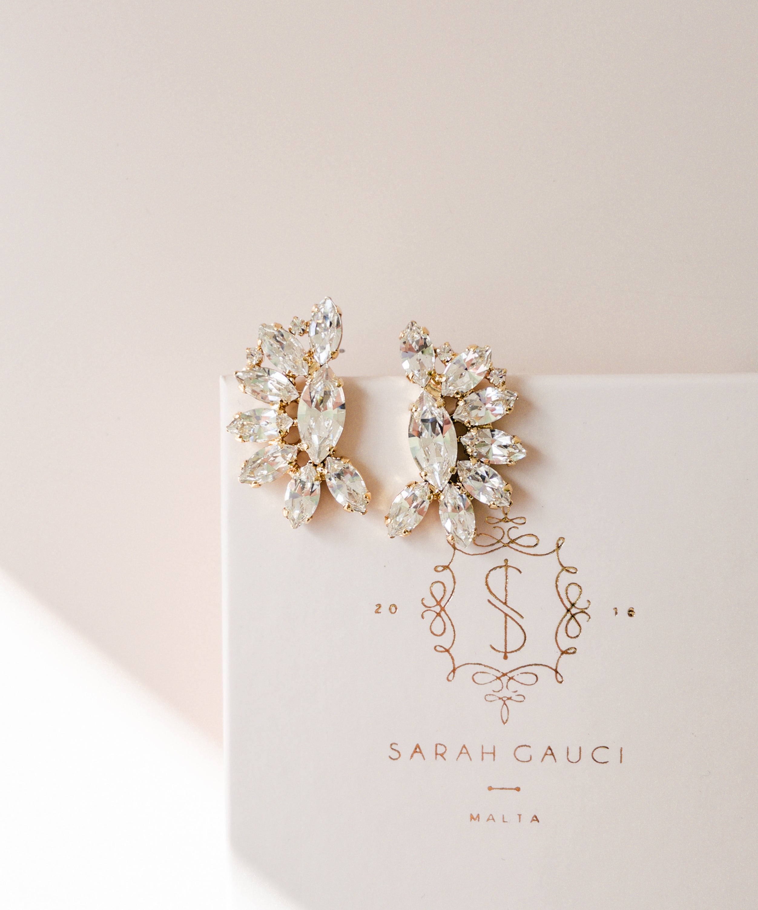 Sarah Gauci Jewelry Malta Statement Earrings for Wedding and Wedding Guests
