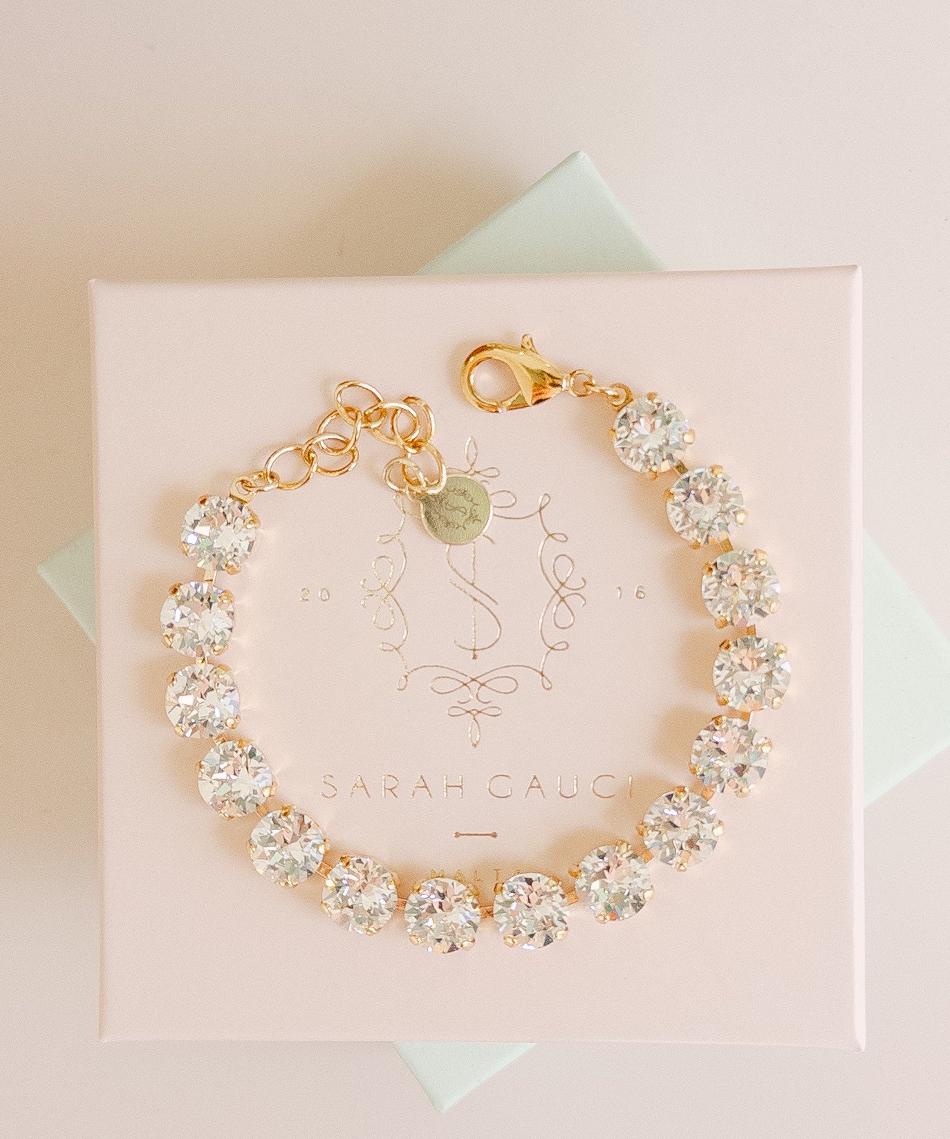 Sarah Gauci Wedding Bracelet Gift for her Crystal Bracelet