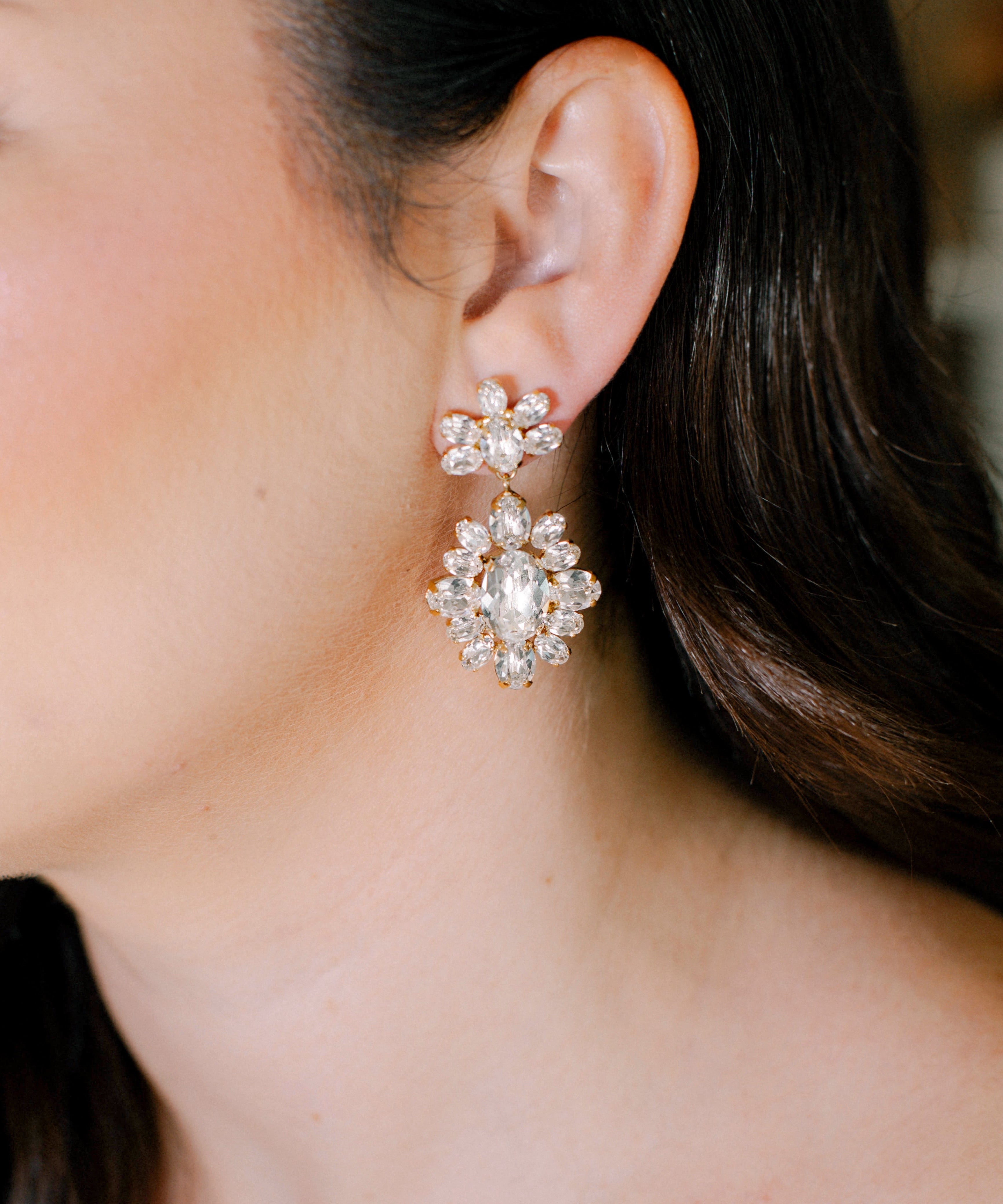 Luxury Wedding Statement Earrings for the Brides Worldwide.