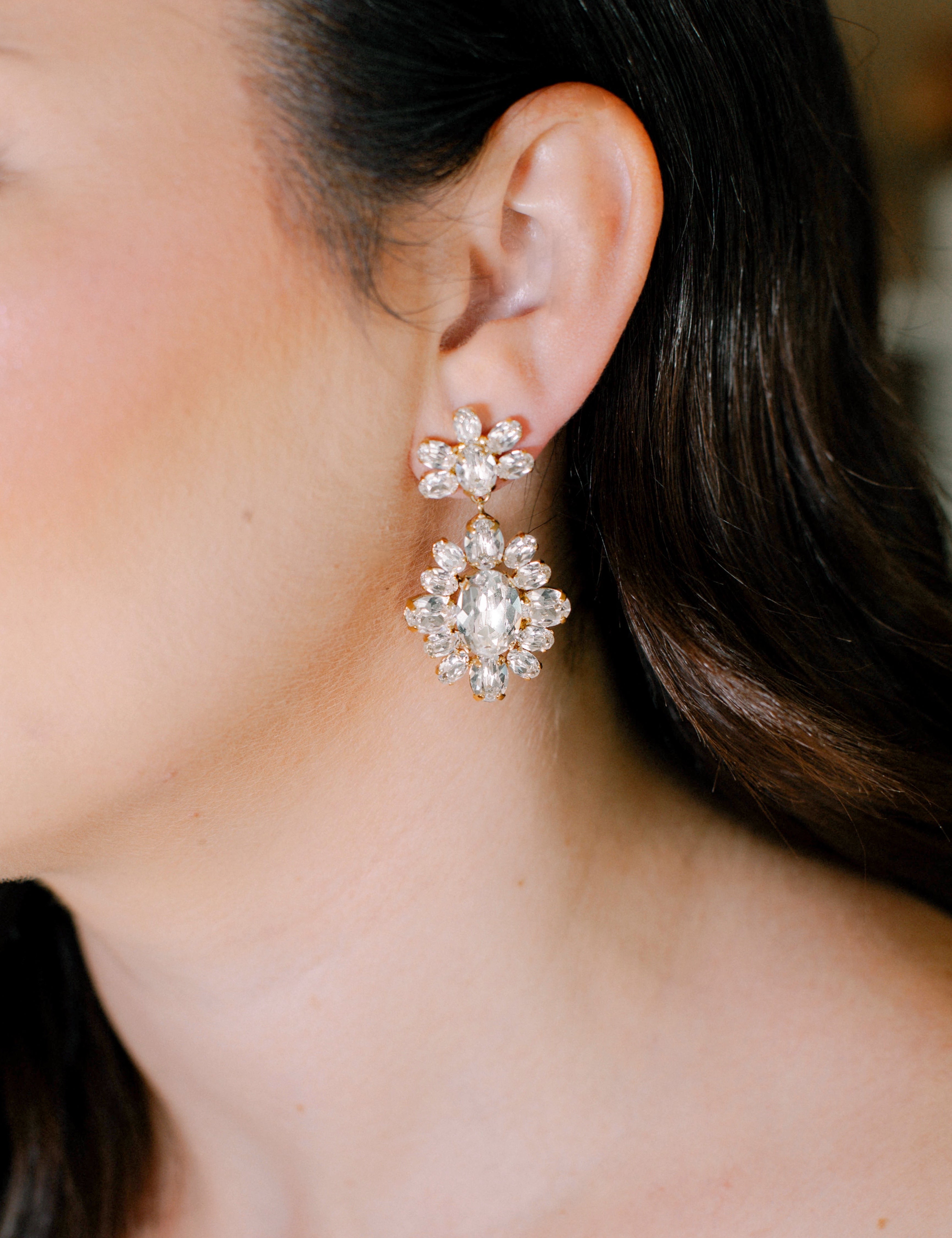 Luxury Wedding Statement Earrings for the Brides Worldwide.