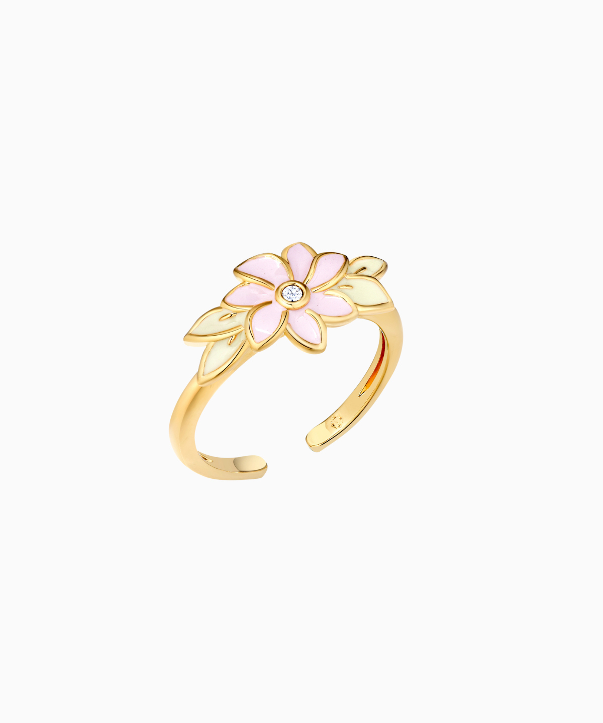 Floral Ring Adjustable Floral Ring Pink adjustable ring cherry blossom ring