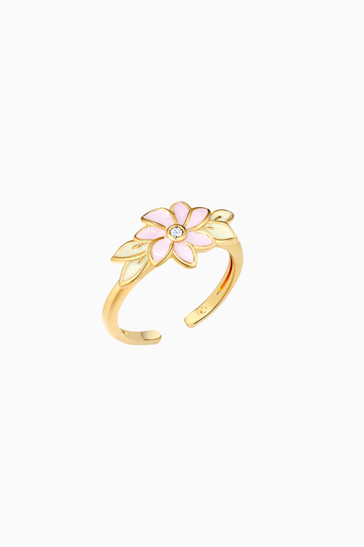 Floral Ring Adjustable Floral Ring Pink adjustable ring cherry blossom ring
