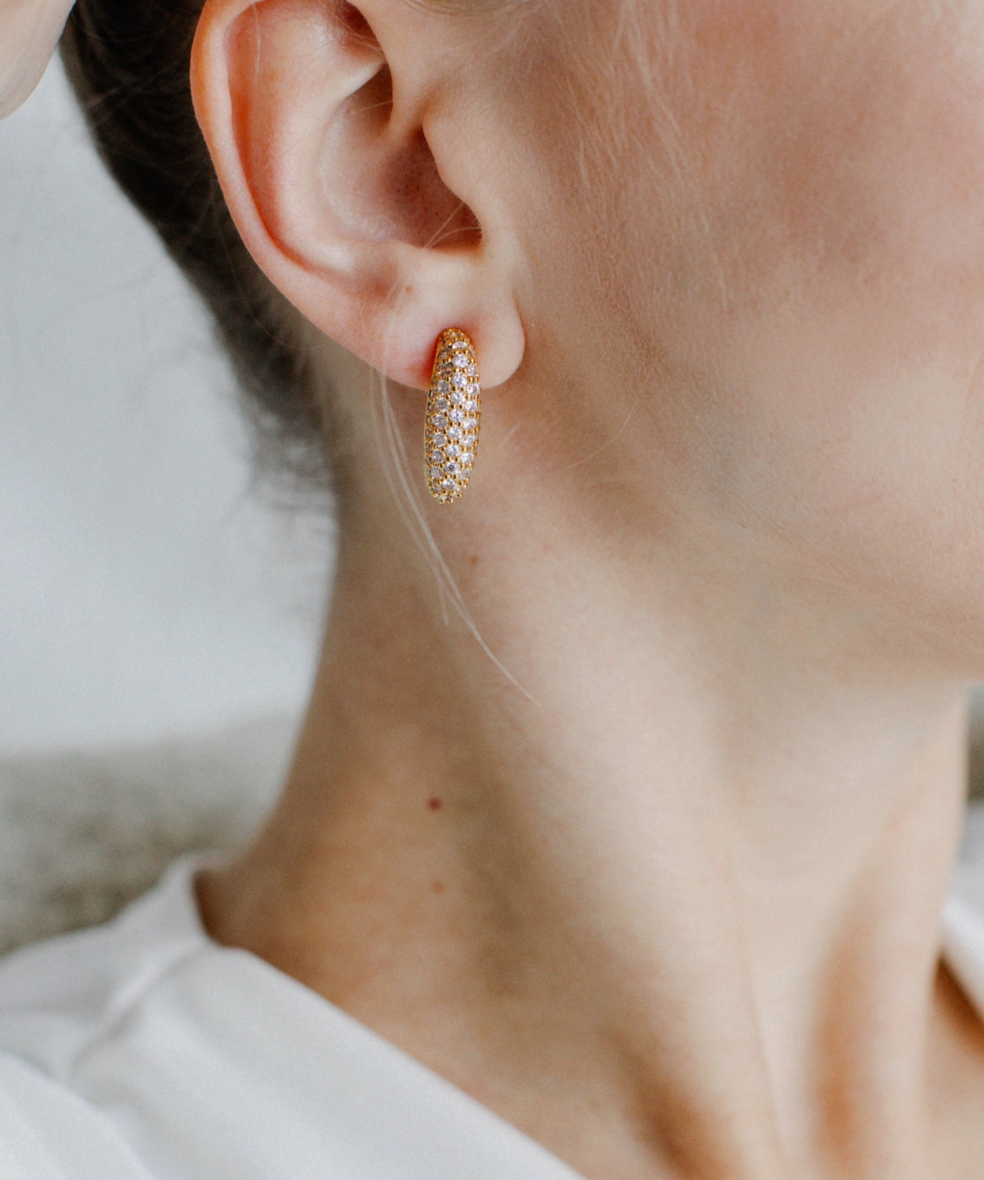 Gold Plated Hoop Earrings