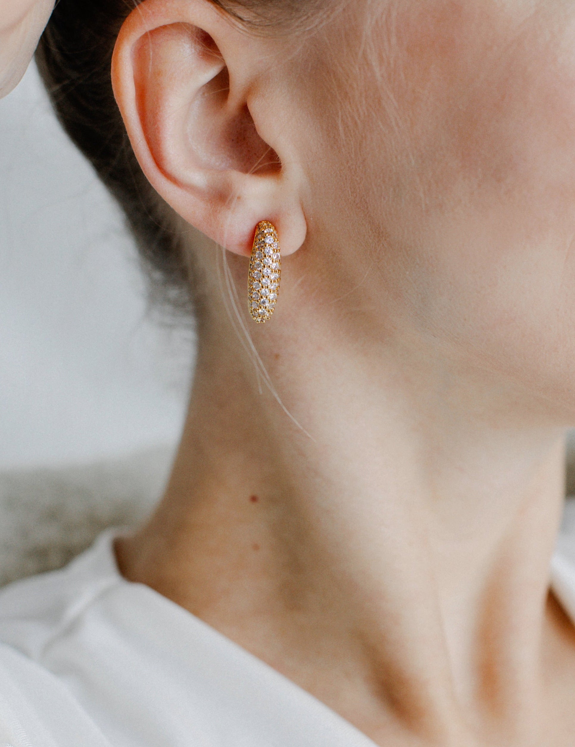 Gold Plated Hoop Earrings