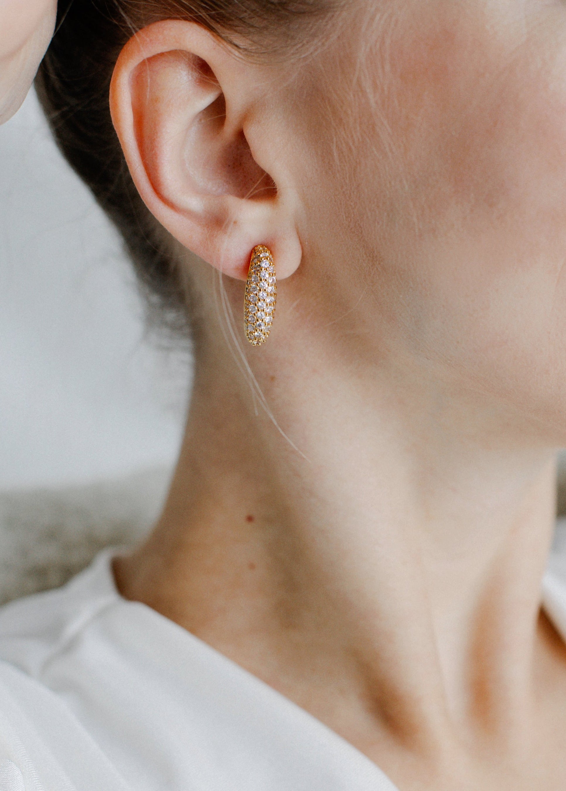 Gold Plated Hoop Earrings