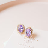The Della Earrings | Vintage Lilac