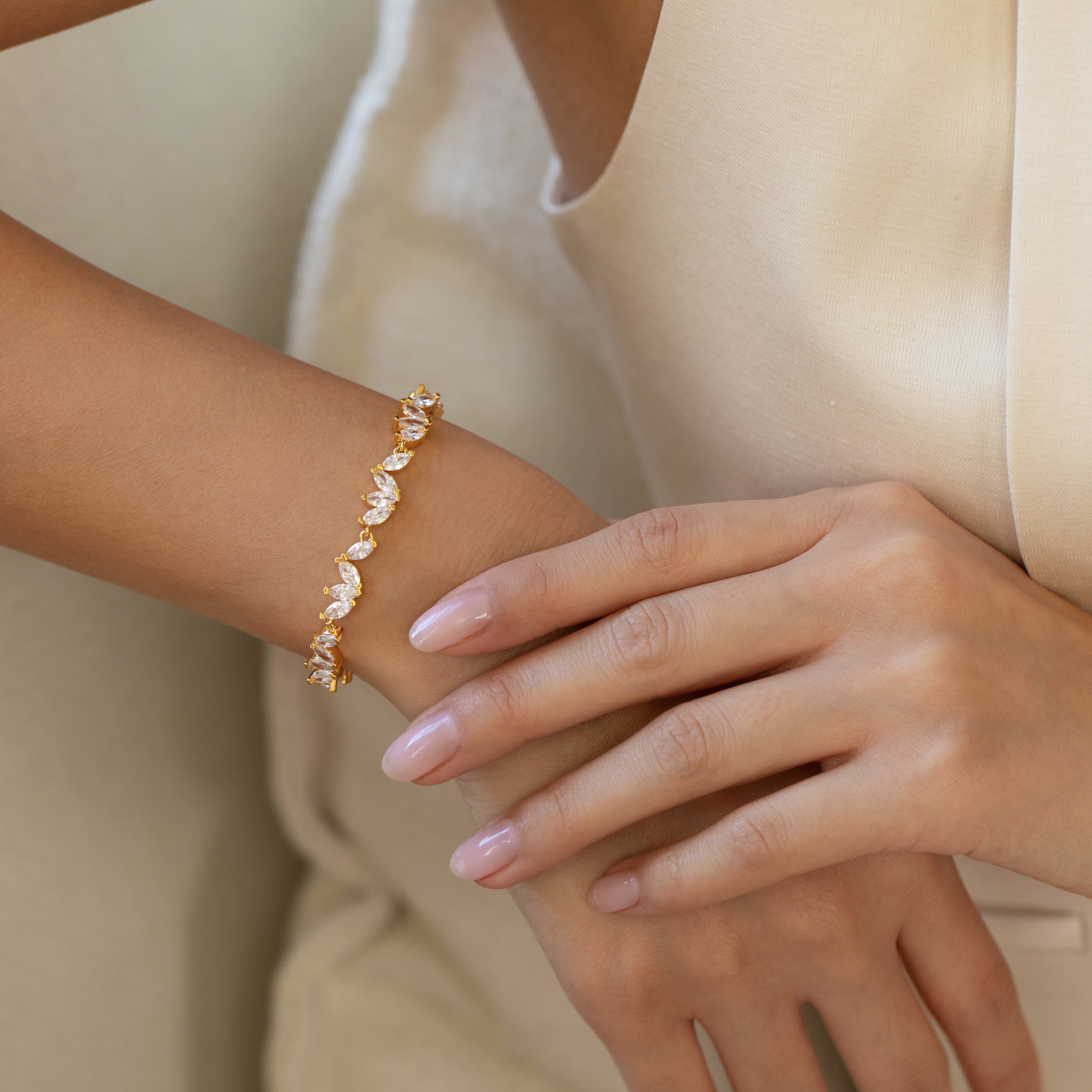 Gold Plated Bridal Bracelet Jewelry Malta