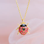 Cute Ladybird Necklace by Sarah Gauci Malta