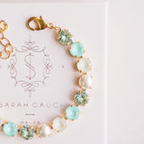 Christmas Gift for her Gold Plated Bracelet by Sarah Gauci Malta Pearl Bracelet Malta