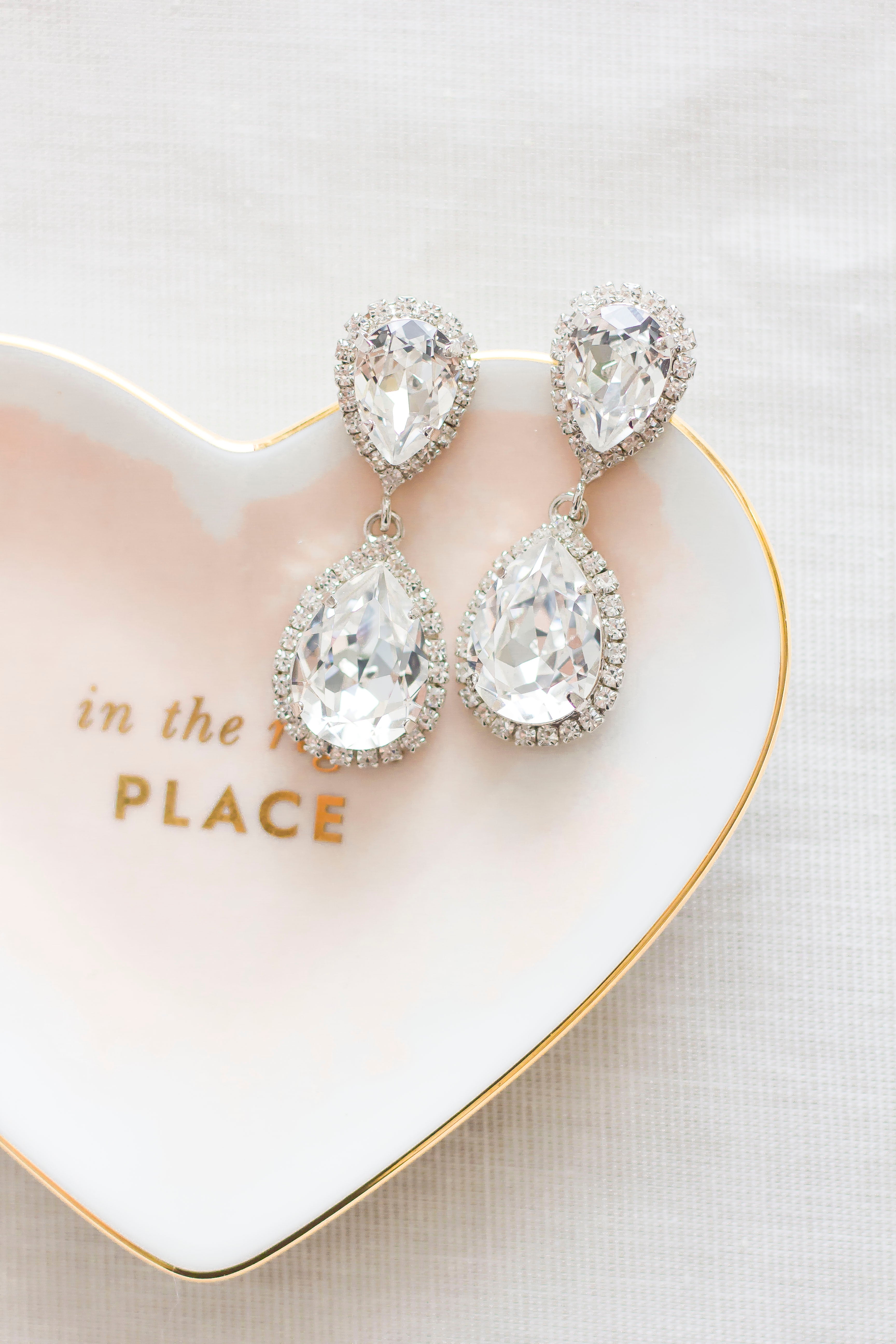 Wedding Guest Earrings Statement Earrings Sarah Gauci Malta