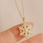 Christmas Gifts Malta Sarah Gauci Jewelry Snowflake Pendant Necklace