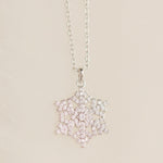 Silver Snowflake Necklace by Sarah Gauci Jewelry Malta