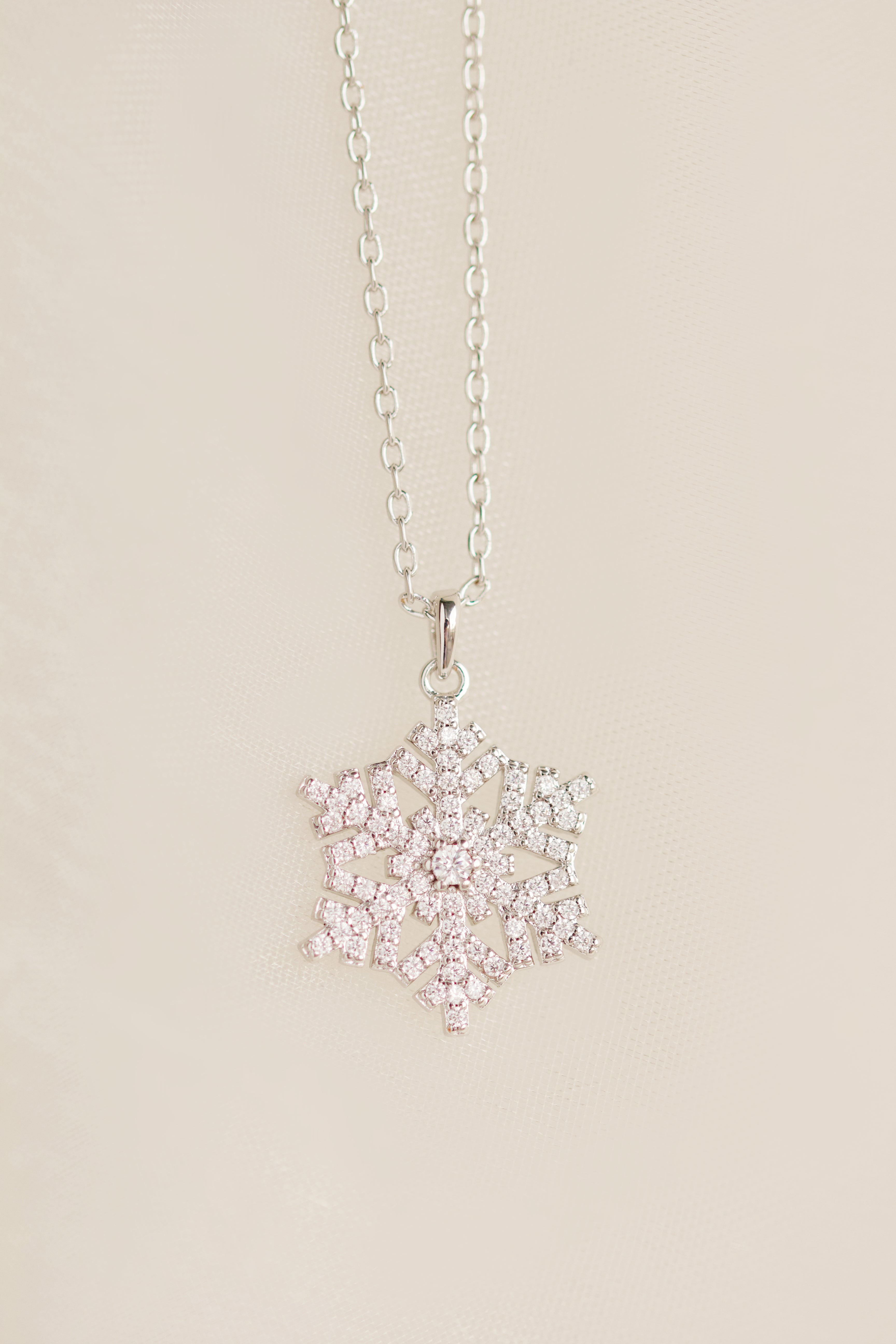 Silver Snowflake Necklace by Sarah Gauci Jewelry Malta