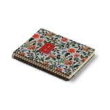 Floral notebook with a red label on a white background Stationery Malta