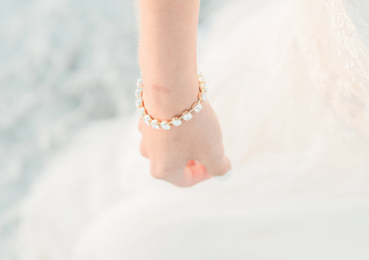 Mini Sparkling Stars Bracelet, jewelry designed and made by Sarah Gauci in Malta. 6mm Crystals. Gold Plated or Rose Gold Plated.