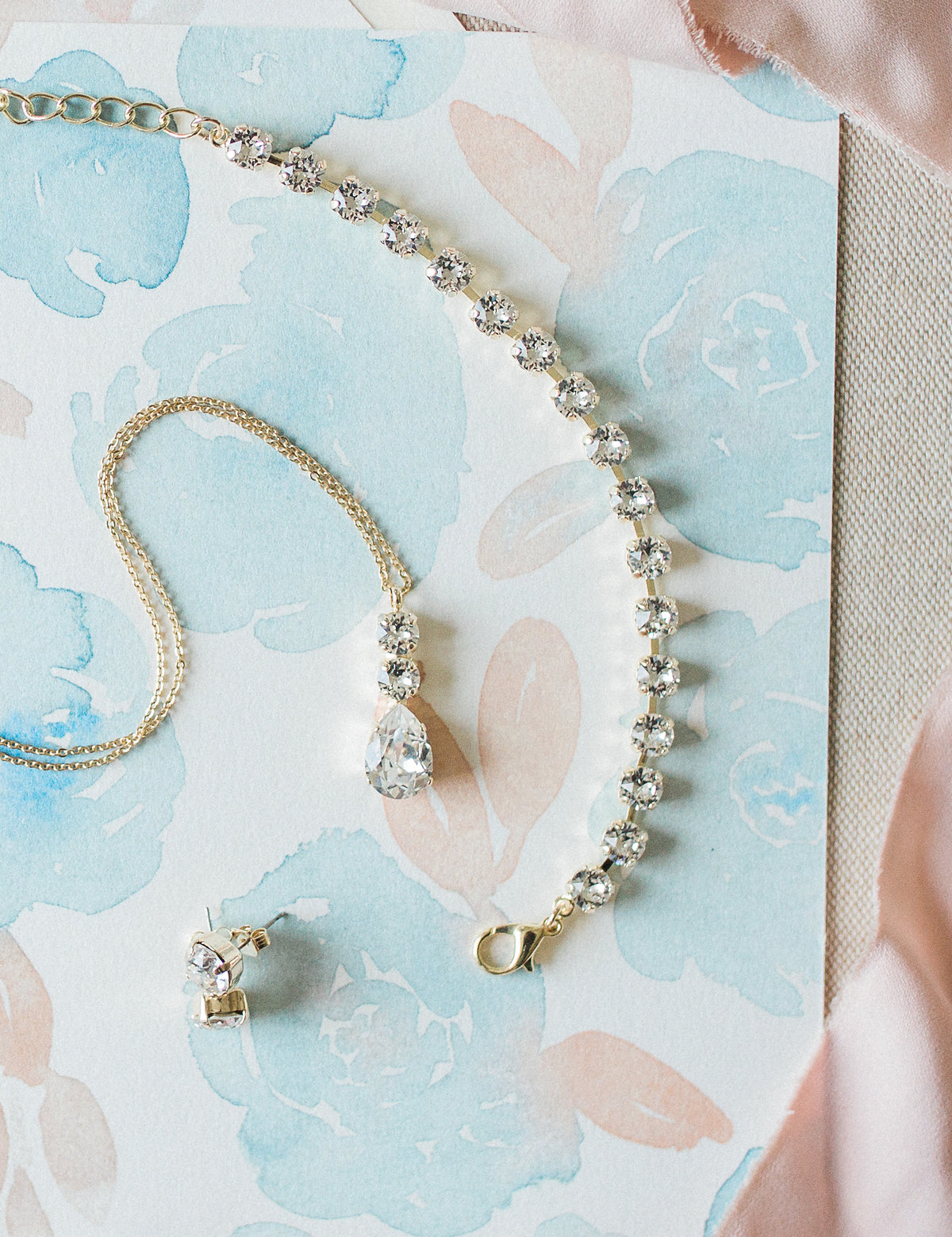 Mini Sparkling Stars Bracelet, jewelry designed and made by Sarah Gauci in Malta. 6mm Crystals. Gold Plated or Rose Gold Plated.