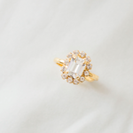 Mini Cambridge ring, jewelry designed and made by Sarah Gauci in Malta. 18K gold plated or Rose Gold. 