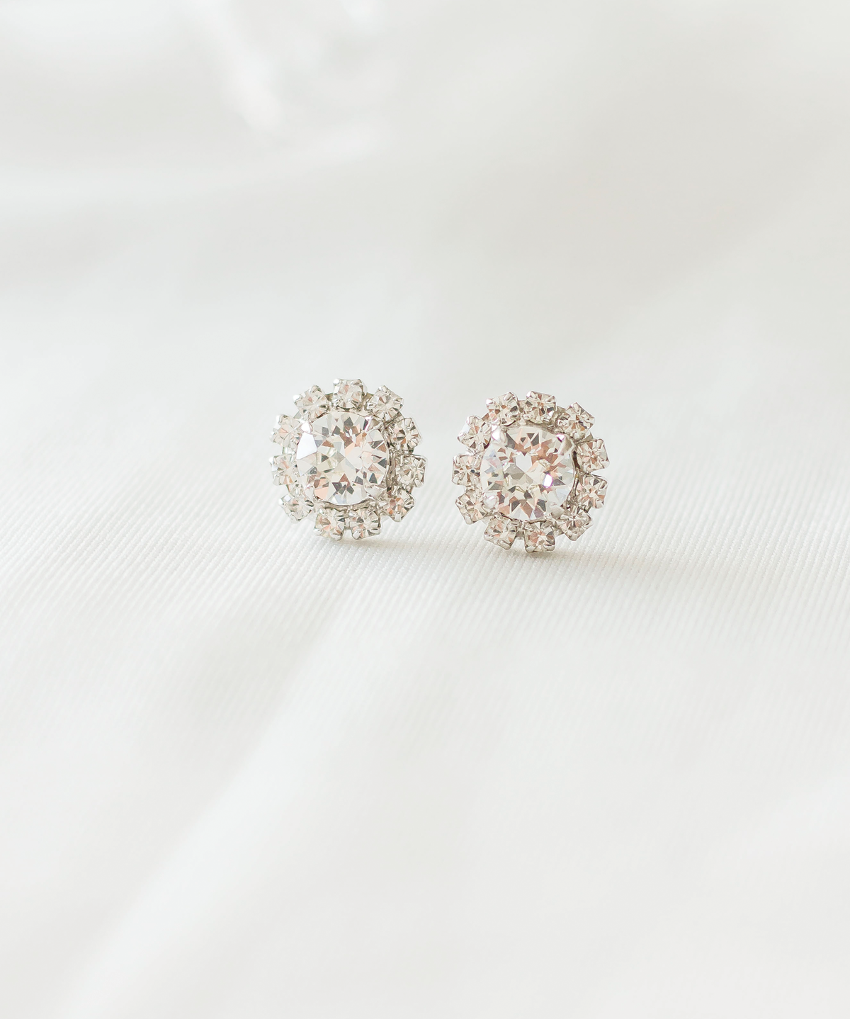 Cassiopeia earrings, jewelry designed and made by Sarah Gauci in Malta. Perfect for the wedding day or everyday. Gold, Rose Gold or Silver Plated. 