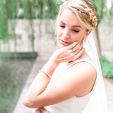  Sparkling Stars Bracelet, jewelry designed and made by Sarah Gauci in Malta. 8mm Crystals. 16K gold plated, Rose Gold or silver plated.