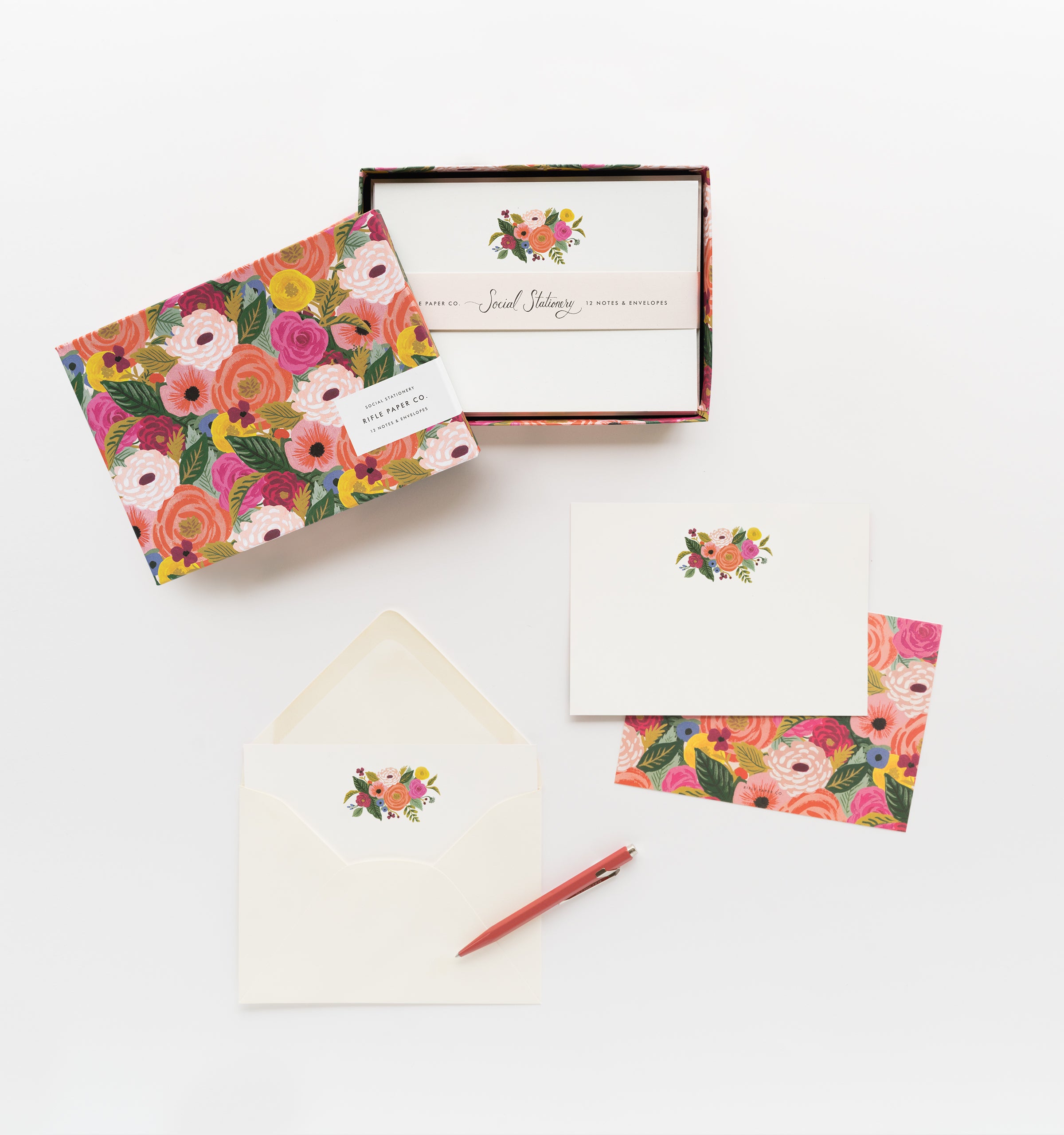Juliet Rose Social Stationery Set for thank-yous, greetings, and everything in between.