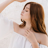 Gold Plated Pendant Necklace Vintage Style