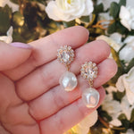 Pearl Jewelry Pearl Wedding Gift Womens Earrings Wedding Jewelry Bridal Earrings 