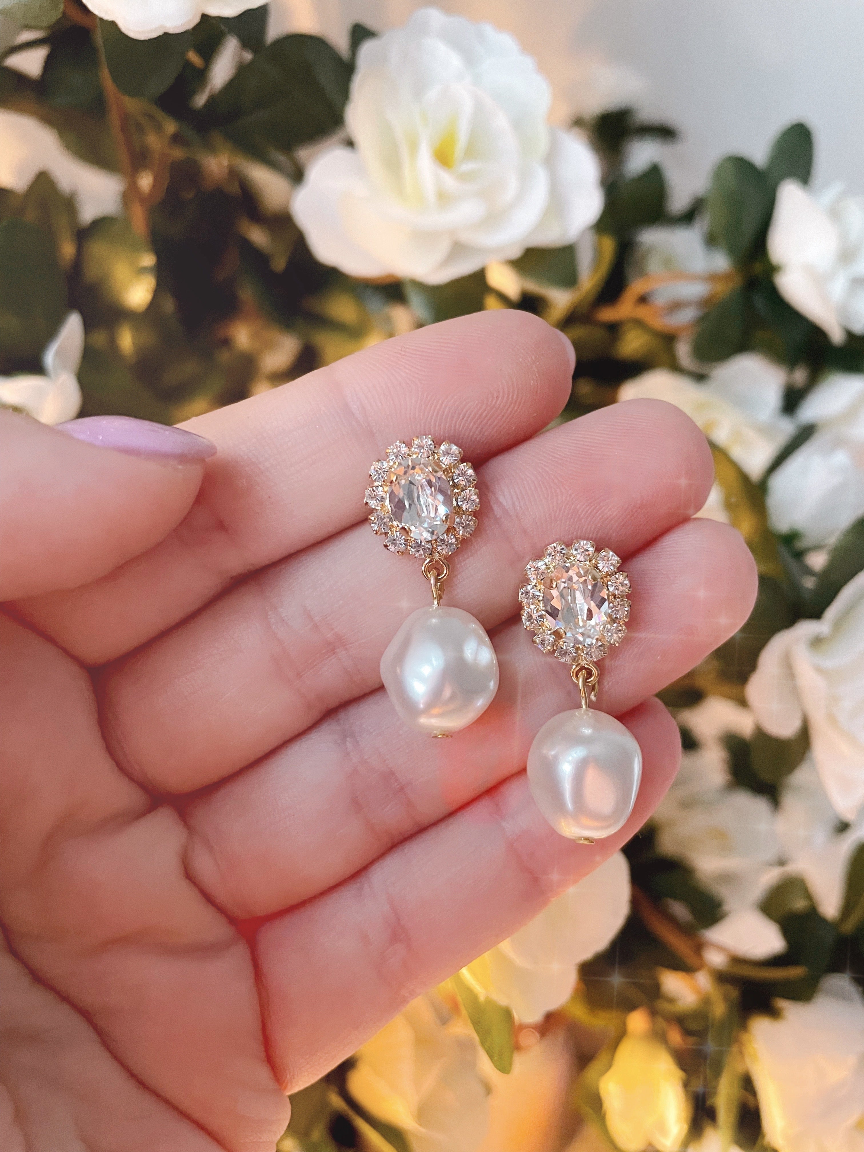 Pearl Jewelry Pearl Wedding Gift Womens Earrings Wedding Jewelry Bridal Earrings 