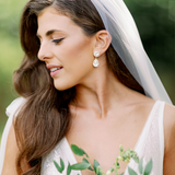 Bridal Wedding Earrings for the Bride Amalfi Wedding Malta Wedding 