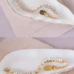 Crystal Womens Bracelet in Gold Plating by Sarah Gauci Malta