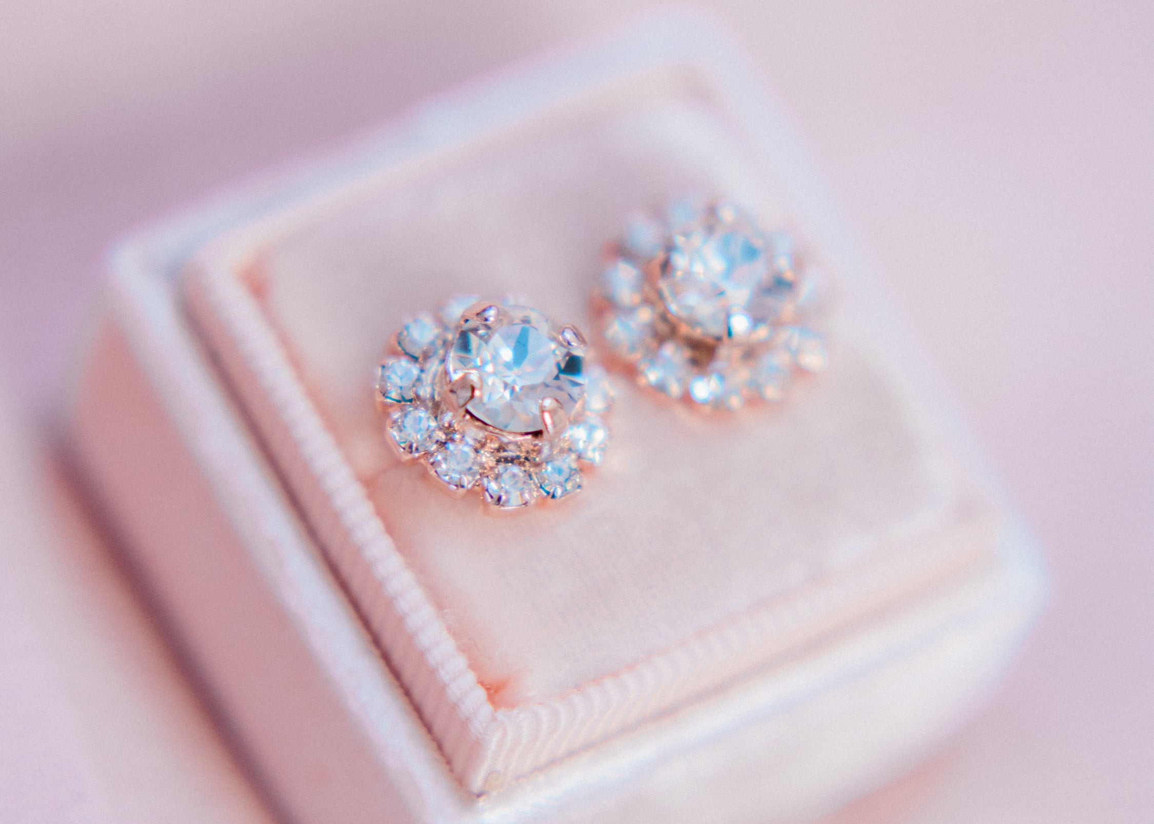 Cassiopeia earrings, jewelry designed and made by Sarah Gauci in Malta. Perfect for the wedding day or everyday. Gold, Rose Gold or Silver Plated. 