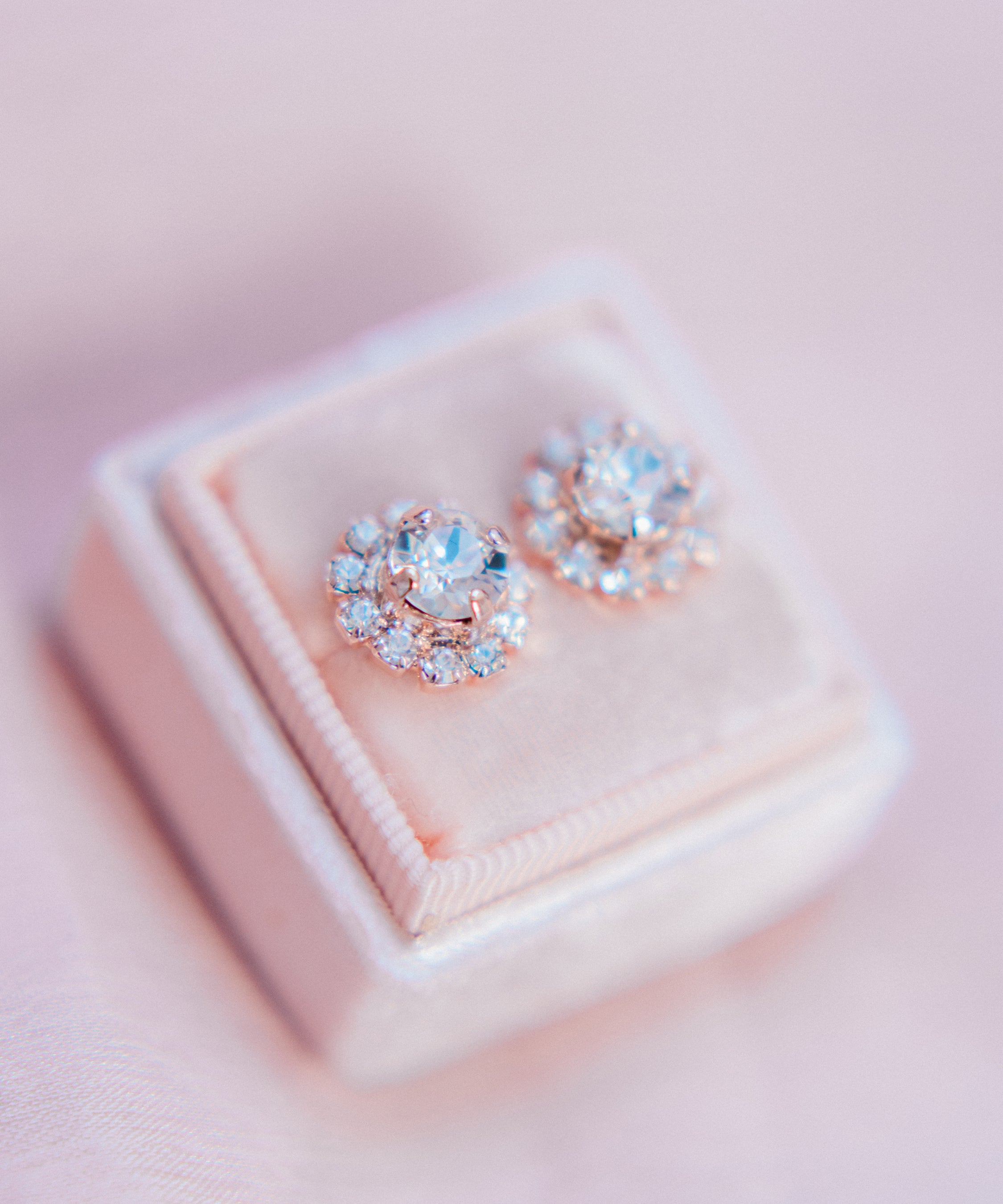 Cassiopeia earrings, jewelry designed and made by Sarah Gauci in Malta. Perfect for the wedding day or everyday. Gold, Rose Gold or Silver Plated. 