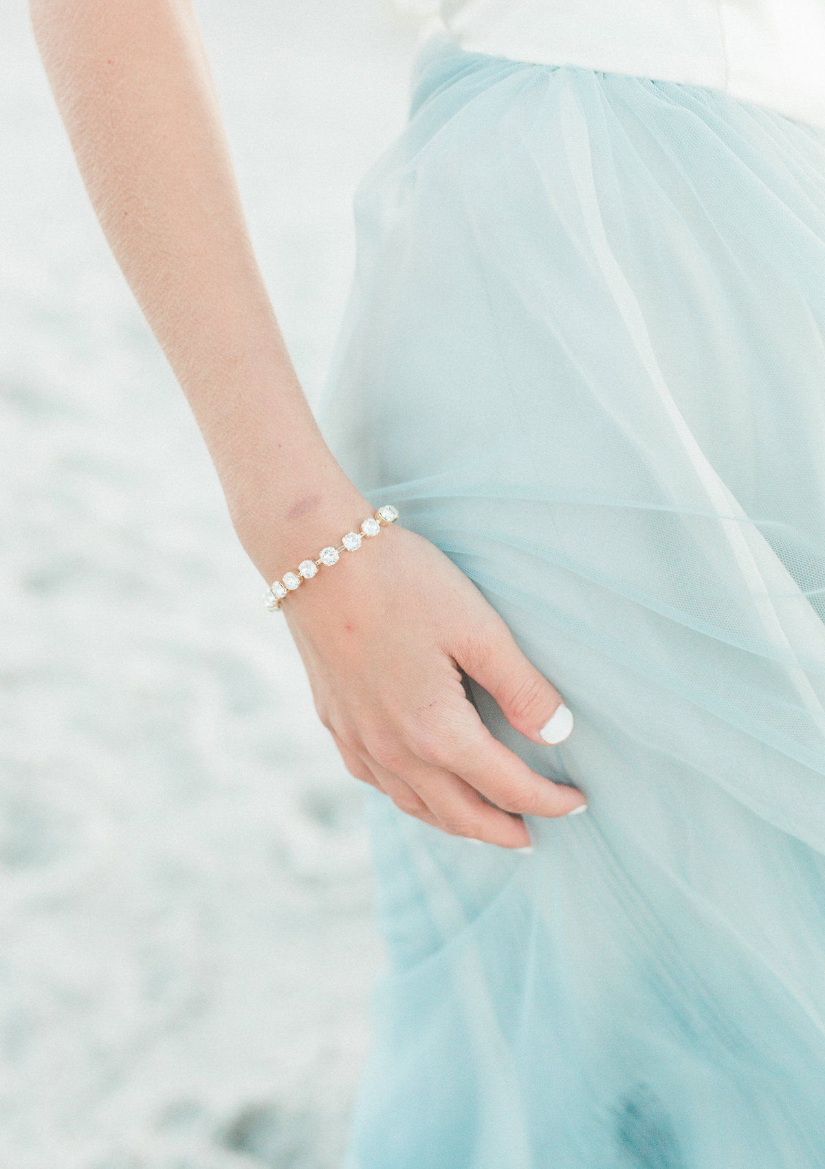 Mini Sparkling Stars crystal bracelet by Sarah Gauci, product photograph