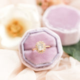 Mini Cambridge ring, jewelry designed and made by Sarah Gauci in Malta. 18K gold plated or Rose Gold. 