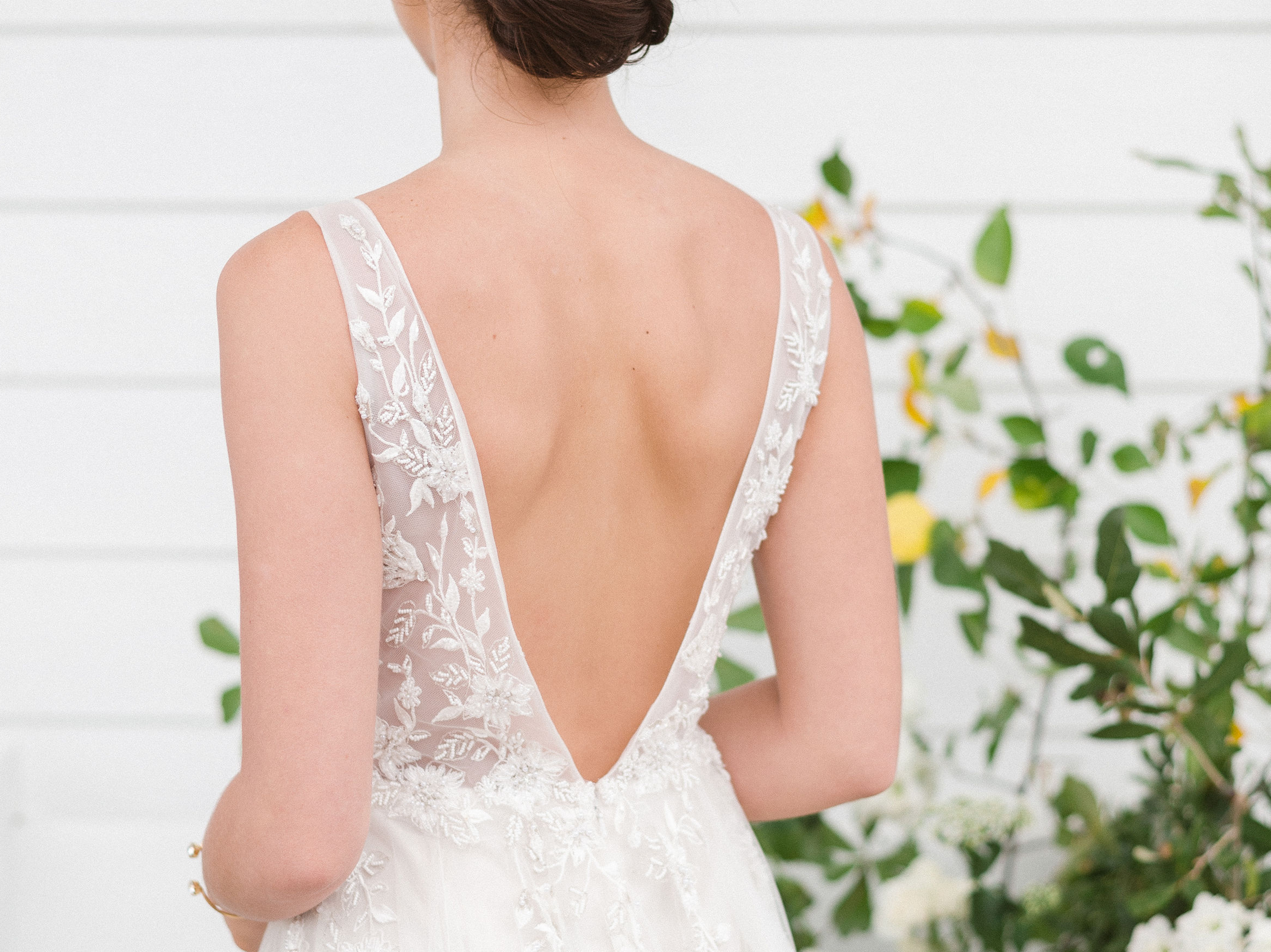 Stella Bridal Comb, jewelry designed and made by Sarah Gauci in Malta. 24K Gold Plated.